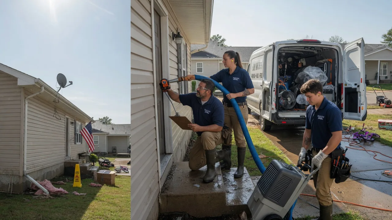 Ceiling Water Damage Restoration in New Cumberland, WV near me